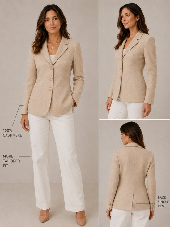 Loro Piana Jackets & Blazers - Loro Piana Cashmere Blazer Jacket Size 44 US 8